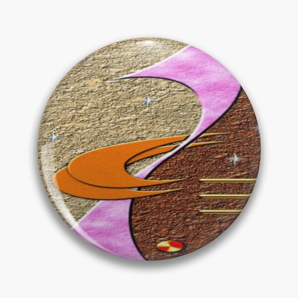 Item preview, The Cosmic Journey of Retro Design: Abstract Retro Shape in Purple & Orange - Vintage Graphic Art with Stars and Granular Texture designed and sold by RAYBIL.