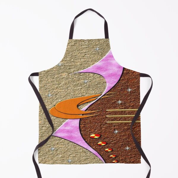 Item preview, The Cosmic Journey of Retro Design: Abstract Retro Shape in Purple & Orange - Vintage Graphic Art with Stars and Granular Texture designed and sold by RAYBIL.