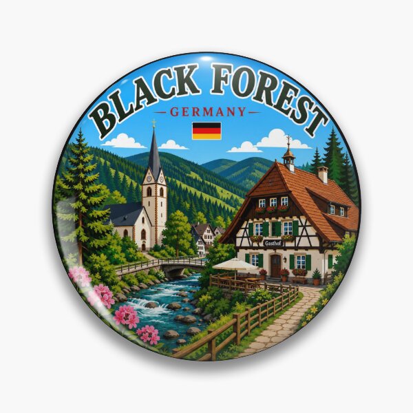 Aperçu de l'œuvre Forêt-Noire, Allemagne créée et vendue par Myra365Art.