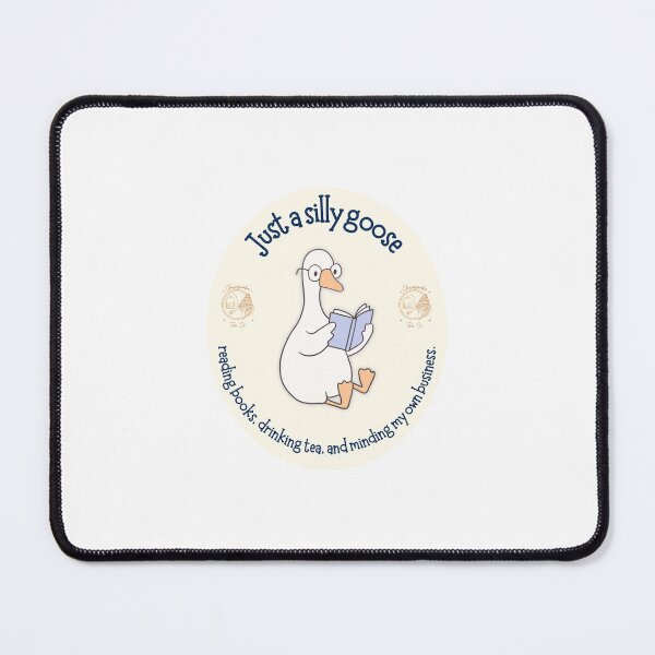 Item preview, Books, Tea, & Minding My Business - Silly Goose designed and sold by parshalltoyou.