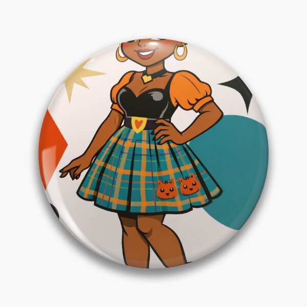 Item preview, Retro Whimsy — Rare Good Girl Blonde & Blue Updo Character  designed and sold by Rare Good Girl Designs.