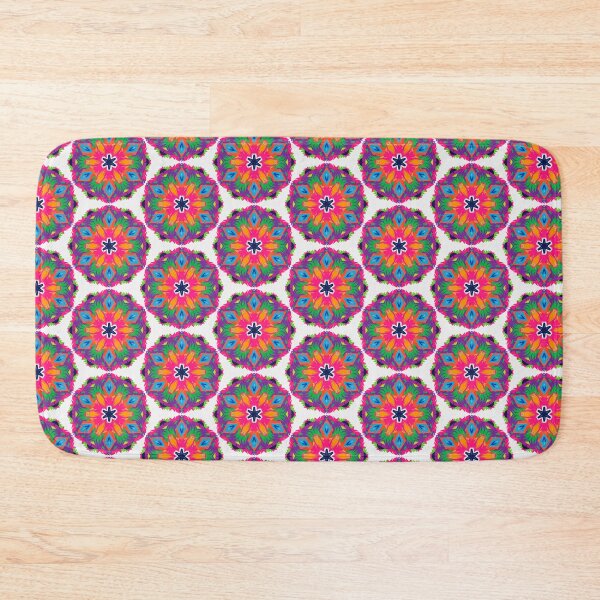 Item preview, Colorful Geometric Kaleidoscope Pattern with Bright Mandala Shapes designed and sold by SweetLilith.