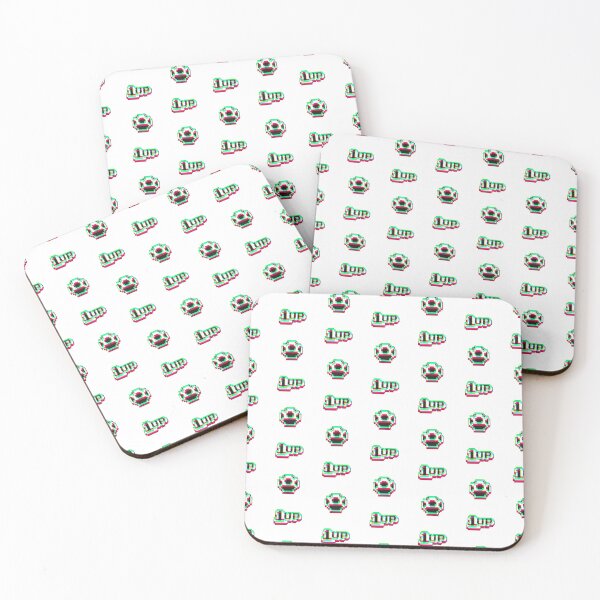 Item preview, 1up Mushroom Synthwave Pattern 4 designed and sold by animinimal.