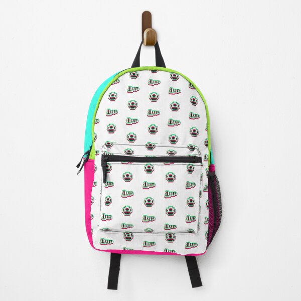 Item preview, 1up Mushroom Synthwave Pattern 4 designed and sold by animinimal.