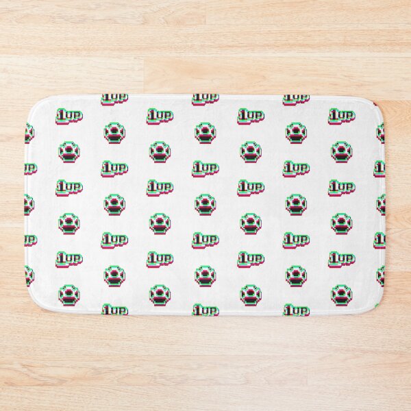 Item preview, 1up Mushroom Synthwave Pattern 4 designed and sold by animinimal.