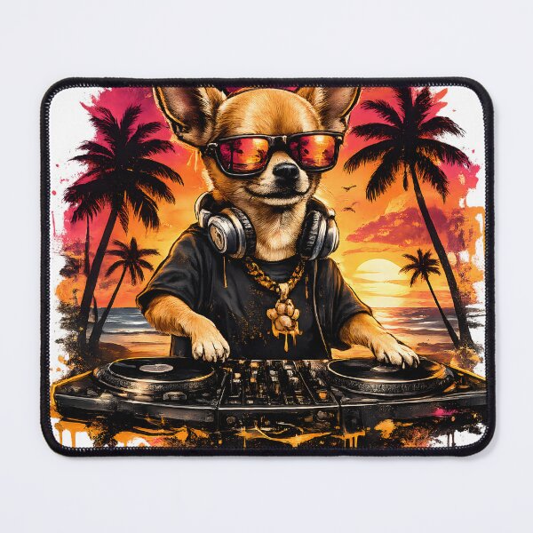 Item preview, Chihuahua Meme DJ Tropical Beach Vacation Party with the Coolest Dog in Mexico Ready for Raves of Any Dance Vibes HipHop EDM Whatever the vibe designed and sold by Que Padre!.