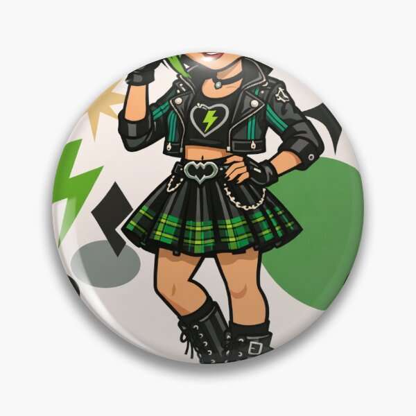 Item preview, Luna Voltage — Rare Good Girl Electric Retro Character  designed and sold by Rare Good Girl Designs.