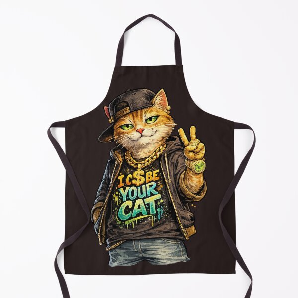 Item preview, hip hop cat designed and sold by brasildesigns.