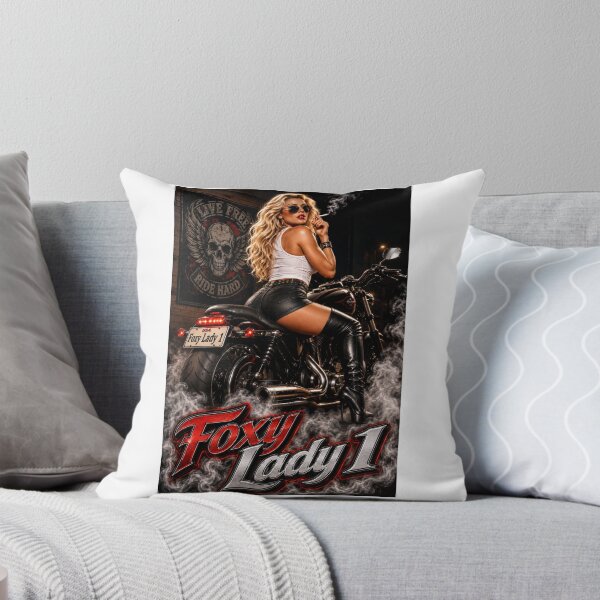 Item preview, Foxy Lady Live Free Ride Hard Biker Girl designed and sold by Trans4med.