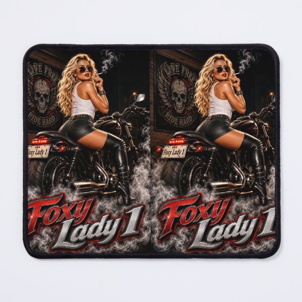 Item preview, Foxy Lady Live Free Ride Hard Biker Girl designed and sold by Trans4med.
