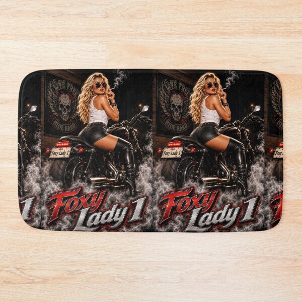 Item preview, Foxy Lady Live Free Ride Hard Biker Girl designed and sold by Trans4med.