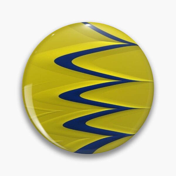 Item preview, The Elegance of Pure Movement: Abstract 3D Wave in Navy Blue on a Yellow Background - Minimalist, Wavy, and Elegant Design designed and sold by RAYBIL.
