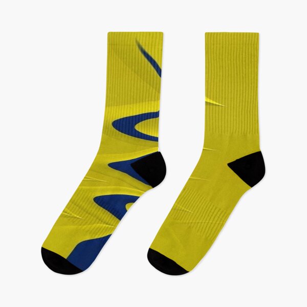 Item preview, The Elegance of Pure Movement: Abstract 3D Wave in Navy Blue on a Yellow Background - Minimalist, Wavy, and Elegant Design designed and sold by RAYBIL.