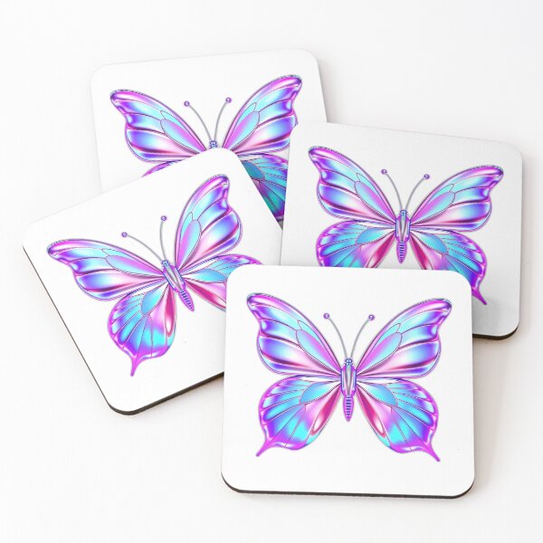 Item preview, Chrome Aurora Y2K Butterfly designed and sold by chaturbart.