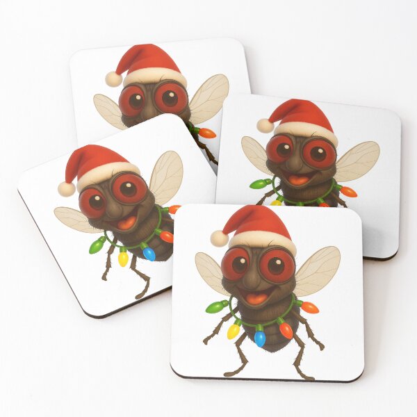 Item preview, Mosca doméstica navideña designed and sold by Sillytoe.