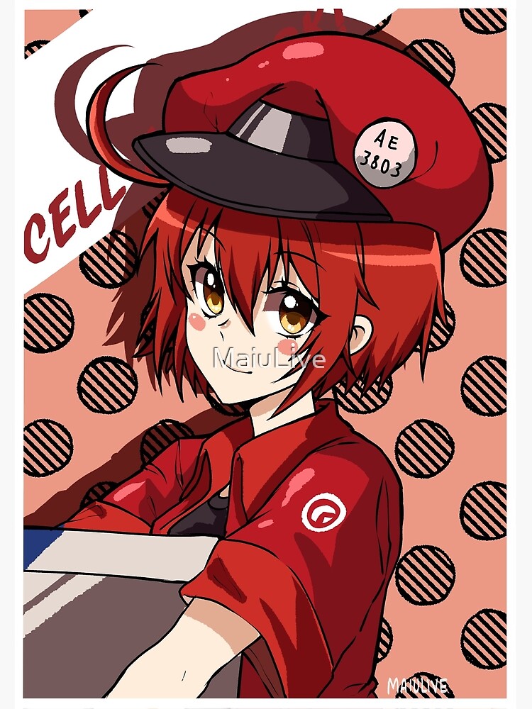 Cells At Work Red Blood Cell Poster By Maiulive Redbubble