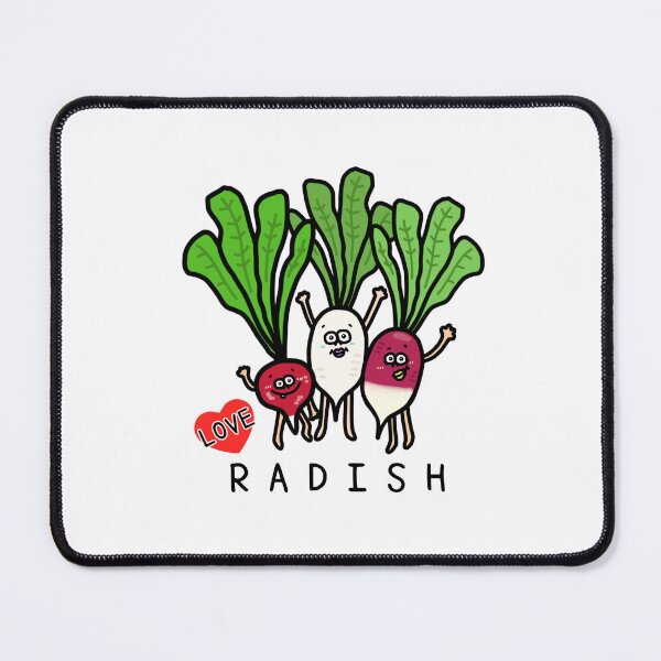 Item preview, Cute I LOVE RADISH designed and sold by kanaehonkawa.