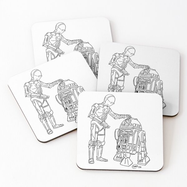 Item preview, C-3PO and R2-D2 designed and sold by am1202.