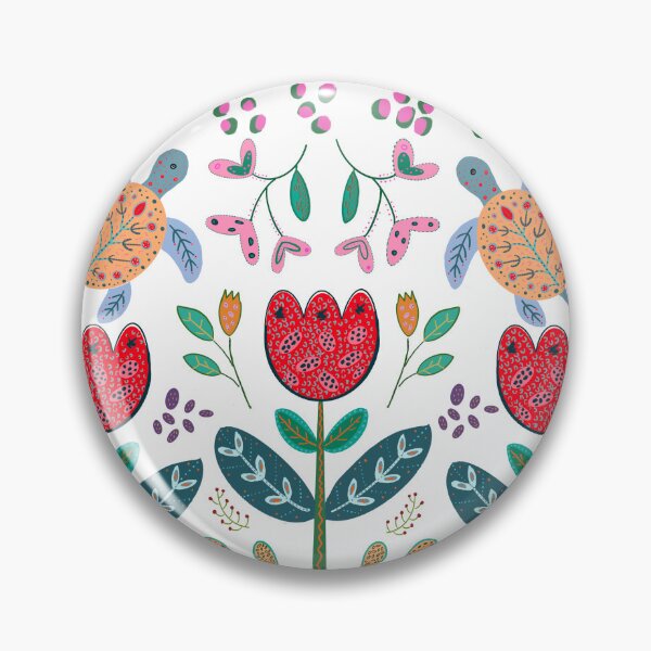 Item preview, Botanical Turtles folk art designed and sold by Astrajess.
