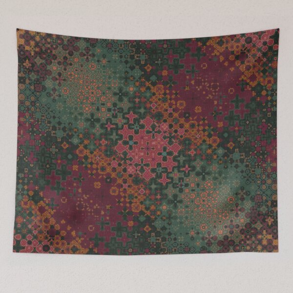 Item preview, Ember Glow Spatter Pattern designed and sold by Shy Fractal Designs.