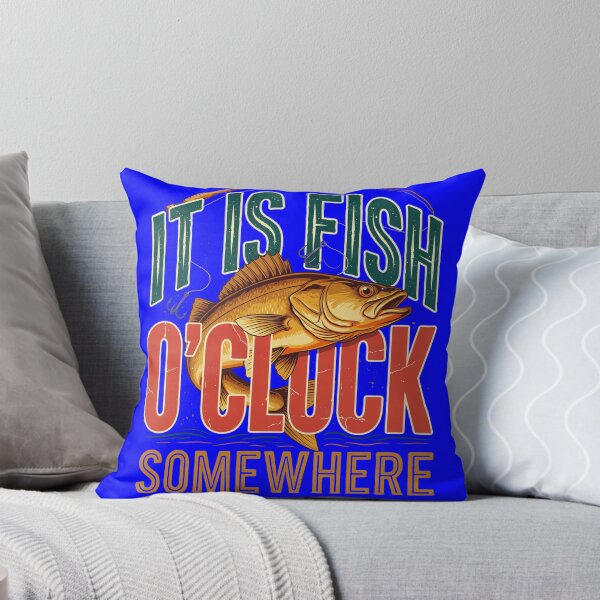 Item preview, Sarcastic Funny Fanatic Fisherman It Is Fish O’clock Somewhere Art Design designed and sold by fantasticdesign.