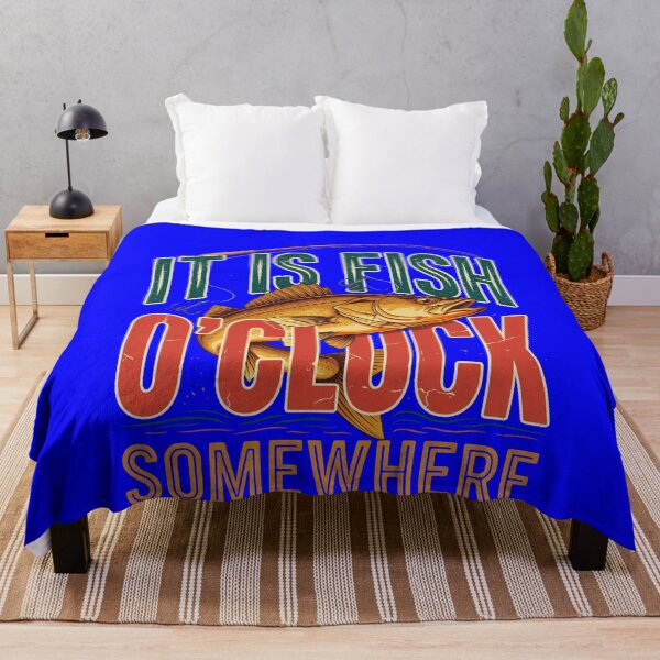 Item preview, Sarcastic Funny Fanatic Fisherman It Is Fish O’clock Somewhere Art Design designed and sold by fantasticdesign.