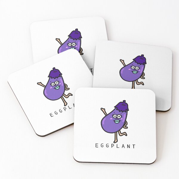 Item preview, Cute EGGPLANT designed and sold by kanaehonkawa.