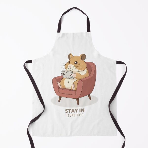 Item preview, Cozy Hamster Gamer Playing Video Games Retro Aesthetic designed and sold by COZY VINTAGE animal.
