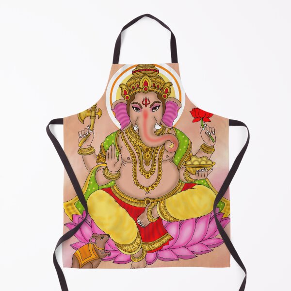 Item preview, Lord Ganesha Artwork | Divine Ganpati Digital Art | Hindu God Illustration designed and sold by Harshit_Digital_Arts.