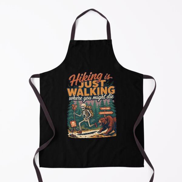Item preview, Happy Camping Camper Hiking Is Just Walking Where You Might Die designed and sold by fantasticdesign.