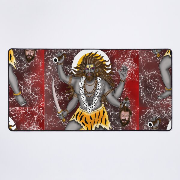 Item preview, Lord Bhairava Artwork | Fierce Hindu Deity Digital Art Illustration designed and sold by Harshit_Digital_Arts.