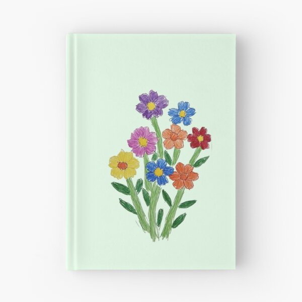 Item preview, Pencil Colour Scribble Flower Bouquet  designed and sold by randomlyours.