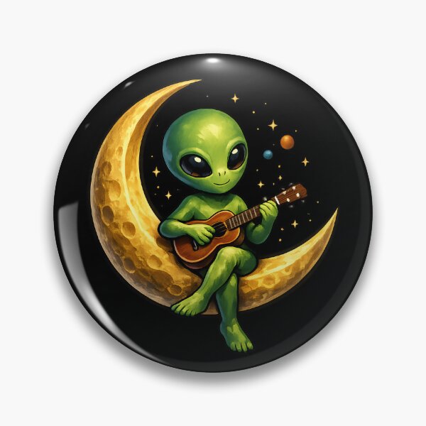Item preview, Alien Moon Music – Cosmic Ukulele Night designed and sold by builtforyou.