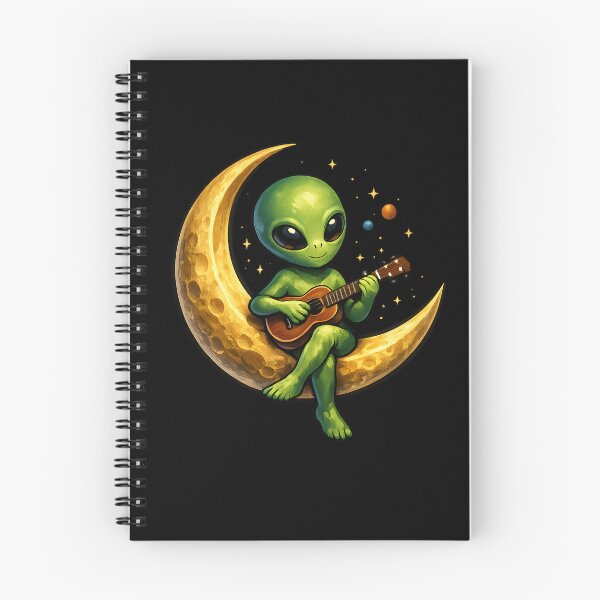Item preview, Alien Moon Music – Cosmic Ukulele Night designed and sold by builtforyou.