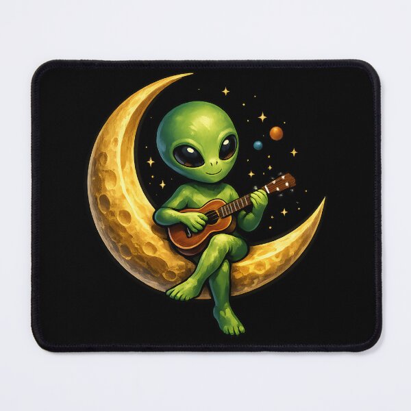 Item preview, Alien Moon Music – Cosmic Ukulele Night designed and sold by builtforyou.