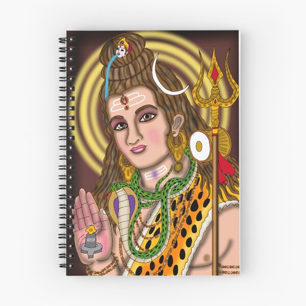 Item preview, Lord Shiva Artwork | Mahadev Digital Painting | Divine Hindu God Illustration designed and sold by Harshit_Digital_Arts.