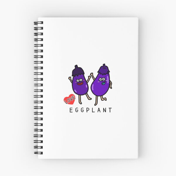 Item preview, Cute I LOVE EGGPLANT designed and sold by kanaehonkawa.