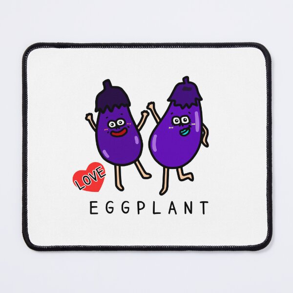 Item preview, Cute I LOVE EGGPLANT designed and sold by kanaehonkawa.