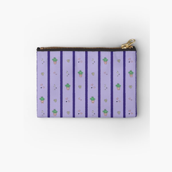 Item preview, Cute Cactus Stripe Pattern | Lavender Desert Floral Seamless Print designed and sold by Pharmkitty.