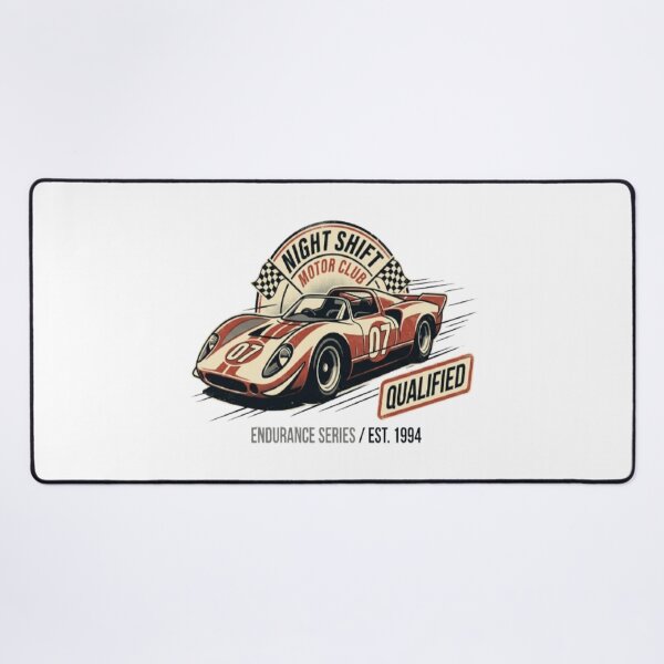 Item preview, Night Shift Motor Club Endurance Racing Badge designed and sold by Nocturne_Studio.