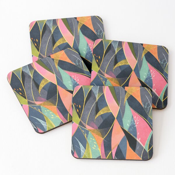 Item preview, Boho-Style Pink, Golden, And Orange Textured Abstract  designed and sold by DEC02.