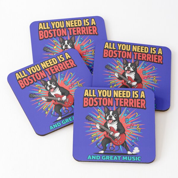 Item preview, Boston Terrier Dog Pet Owner All You Need Is A Boston Terrier And Great Music designed and sold by fantasticdesign.