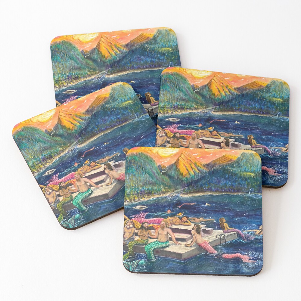 Item preview, Coasters (Set of 4) designed and sold by HappyDayPainter.