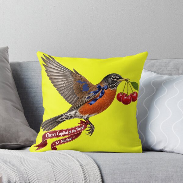 Item preview, Cherry Capital of the World | Traverse City Michigan Artwork designed and sold by FreshWaterWares.
