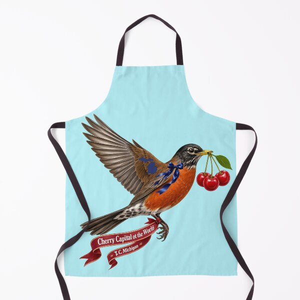 Item preview, Cherry Capital of the World | Traverse City Michigan Artwork designed and sold by FreshWaterWares.