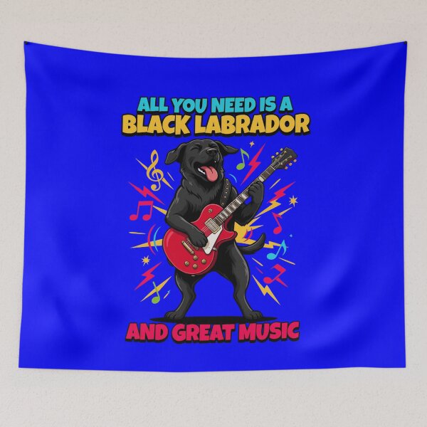 Item preview, Black Labrador Pet Owner All You Need Is A Black Labrador And Great Music designed and sold by fantasticdesign.