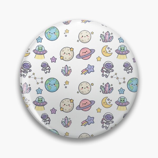 Item preview, Cute Outer Space Sticker Sheet - Kawaii Astronaut Planet designed and sold by CaseDiary.