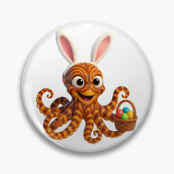 Item preview, Easter Mimic Octopus designed and sold by Sillytoe.