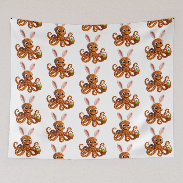 Item preview, Easter Mimic Octopus designed and sold by Sillytoe.