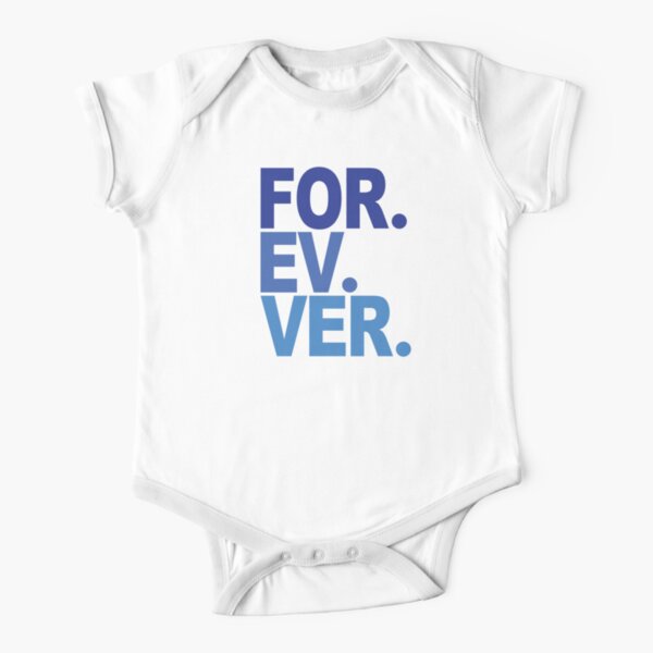 Forever. For-ev-ver. Sandlot Design Short Sleeve Baby One-Piece